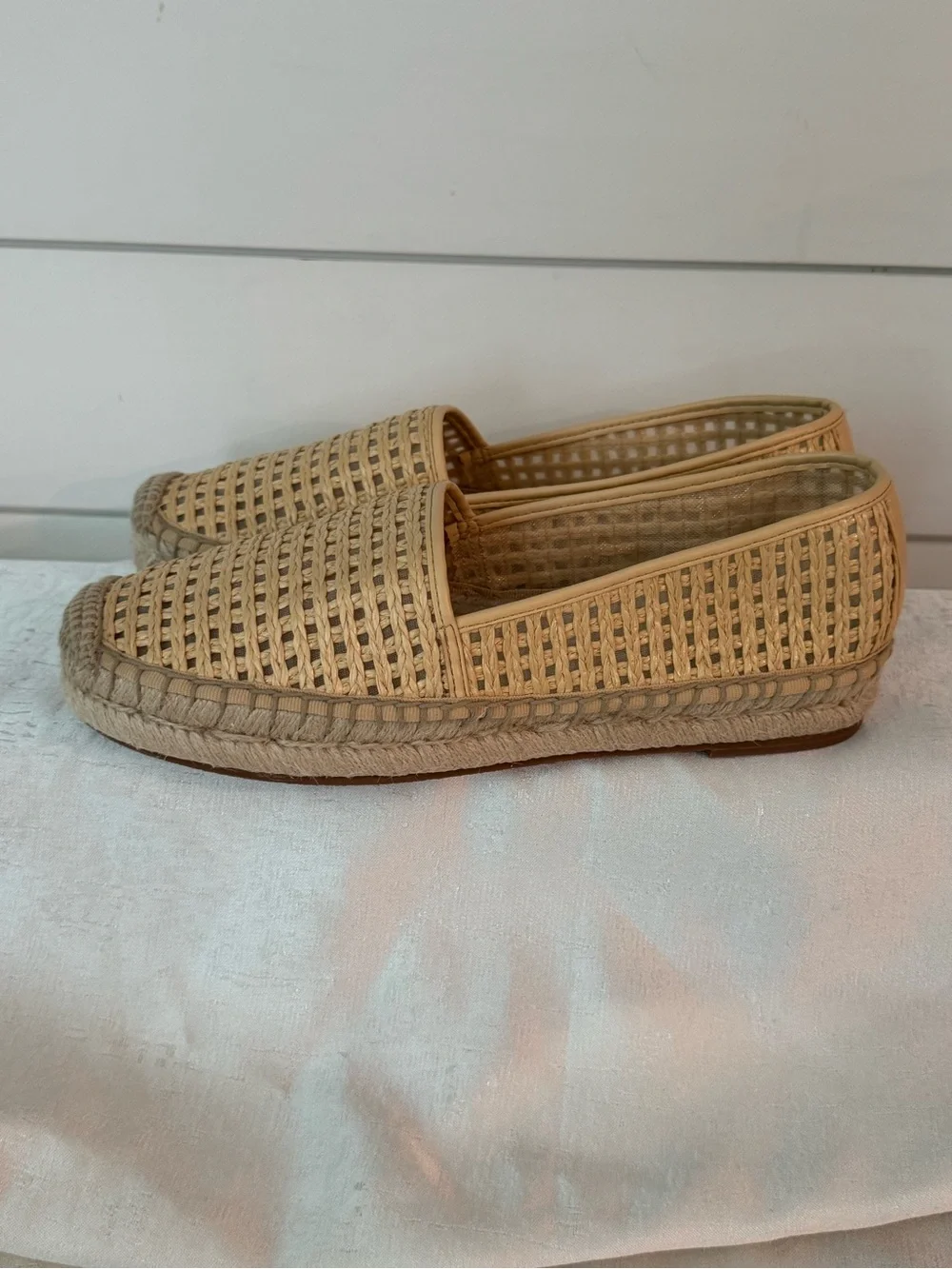 J. Crew - Woven Espadrille Slip-On Flats in Natural